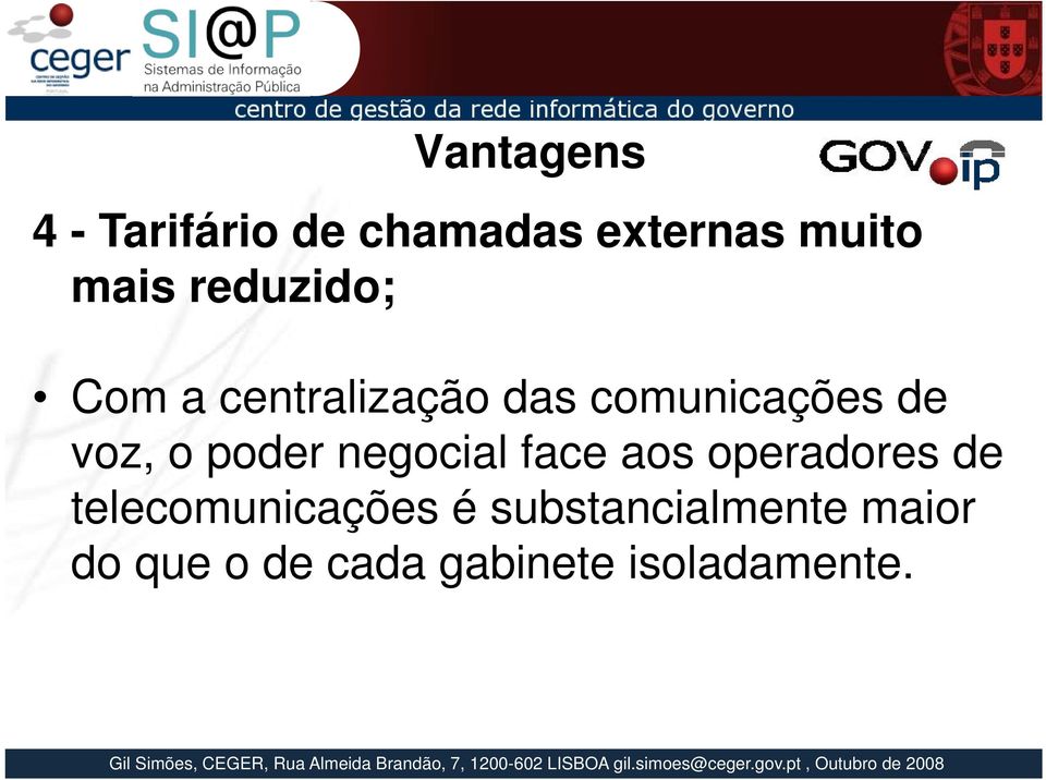 poder negocial face aos operadores de telecomunicações é