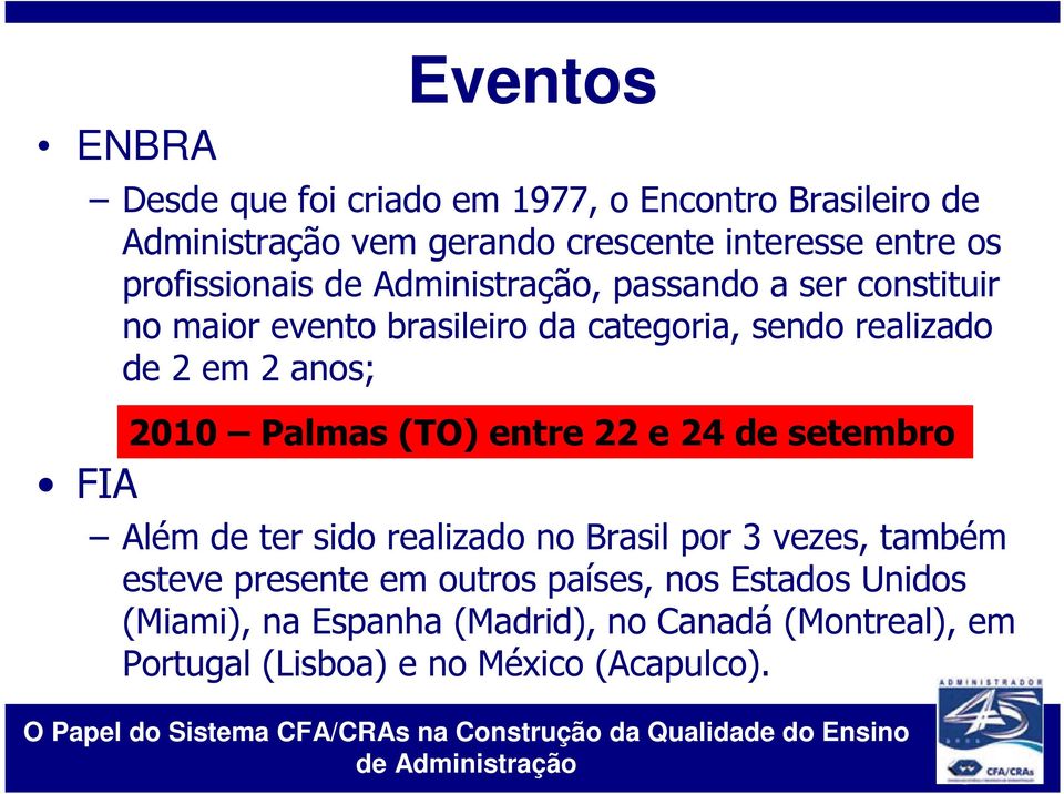 de setembro Além de ter sido realizado no Brasil por 3 vezes, também esteve presente em outros países, nos Estados Unidos (Miami), na Espanha