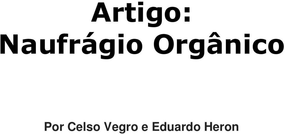 Orgânico Por