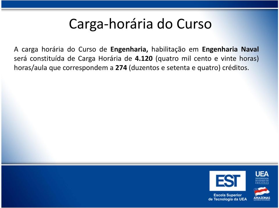 de Carga Horária de 4.