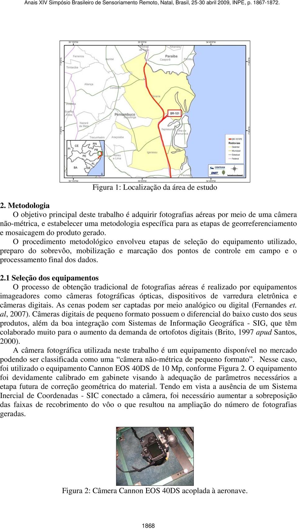 mosaicagem do produto gerado.