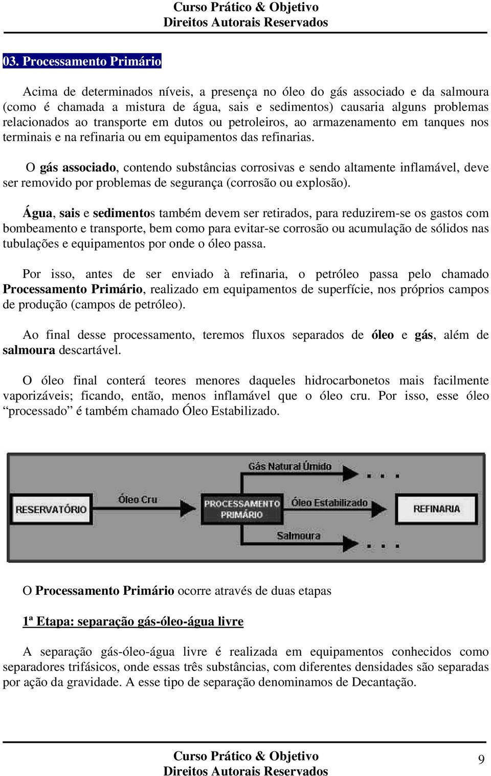 O gás associado, contendo substâncias corrosivas e sendo altamente inflamável, deve ser removido por problemas de segurança (corrosão ou explosão).