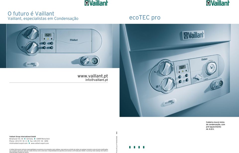 Vaillant Group International GbH Berghauser Str.