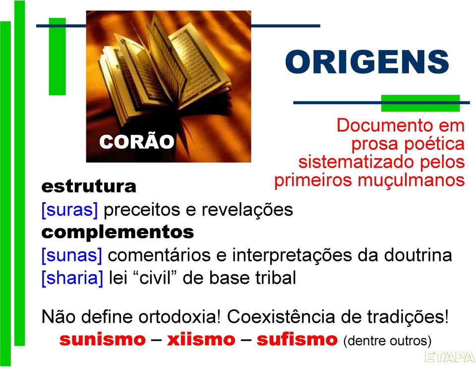 comentários e interpretações da doutrina [sharia] lei civil de base tribal