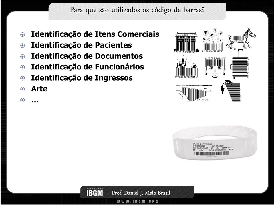 de Pacientes Identificação de Documentos