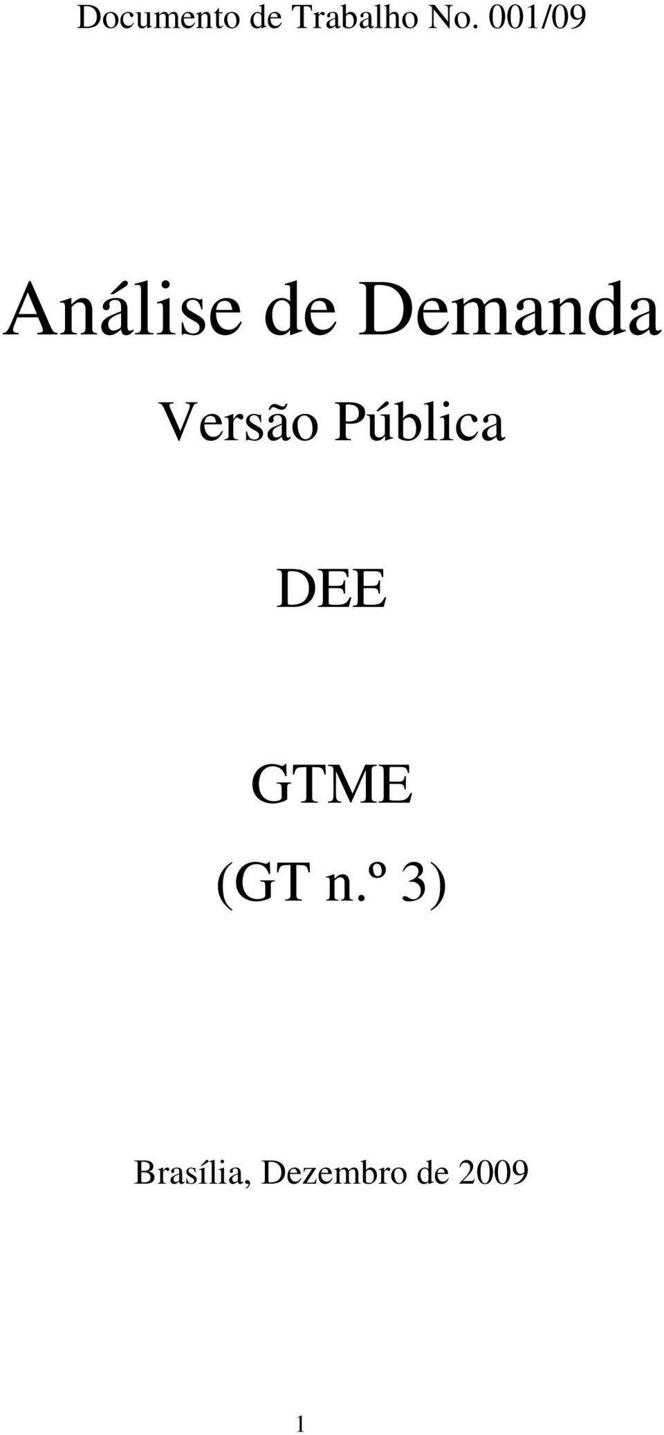 Versão Pública DEE GTME (GT