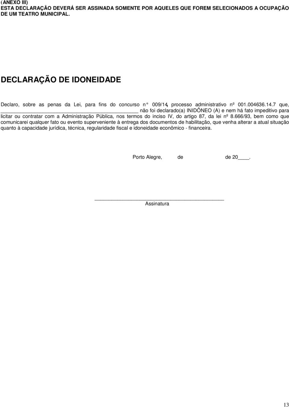 processo administrativo nº 001.004636.14.