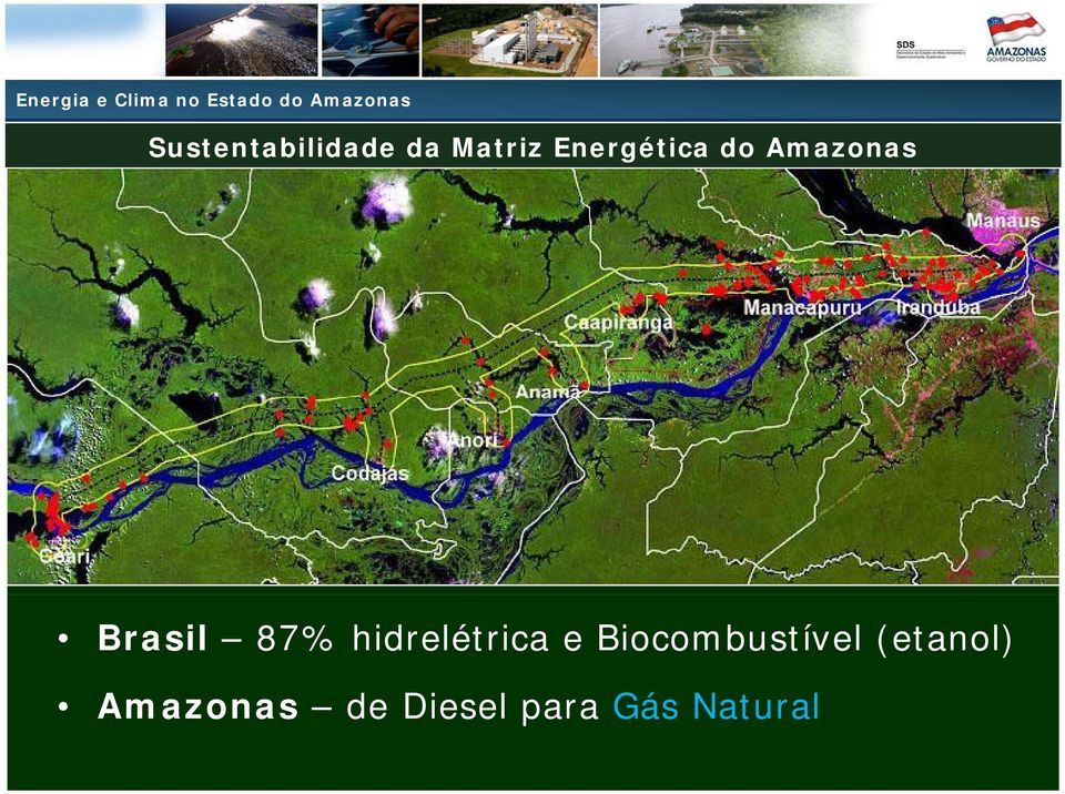 hidrelétrica e Biocombustível