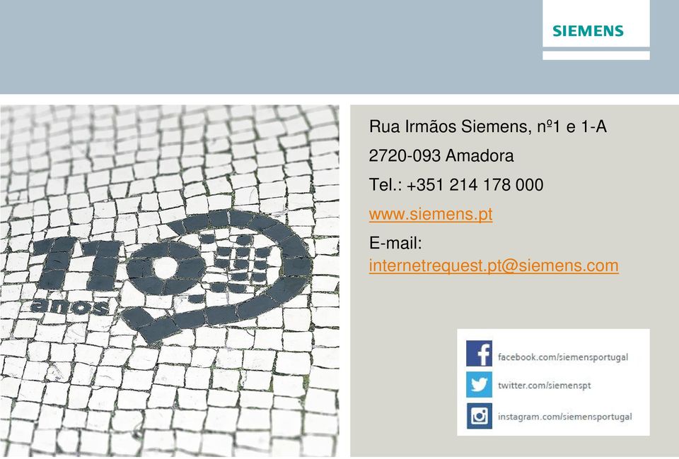 : +351 214 178 000 www.siemens.