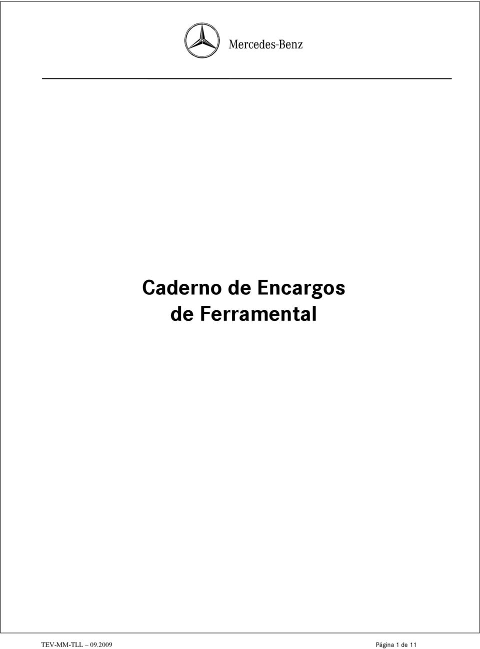 Ferramental