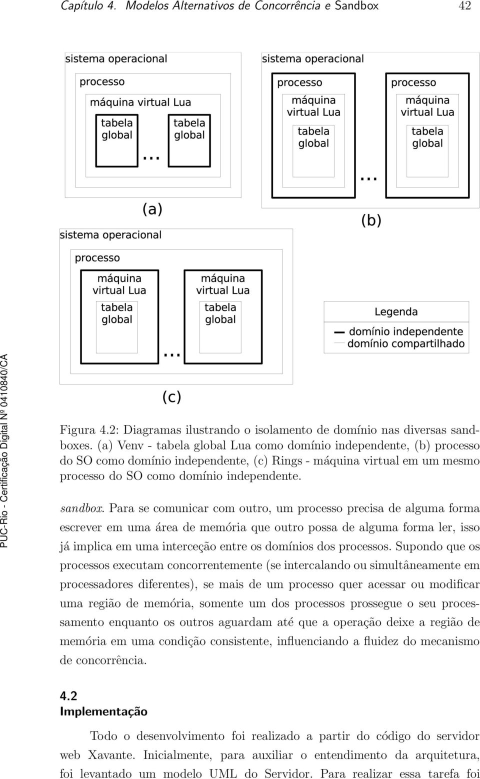 Para se comunicar com outro, um processo precisa de alguma forma escrever em uma área de memória que outro possa de alguma forma ler, isso já implica em uma interceção entre os domínios dos processos.