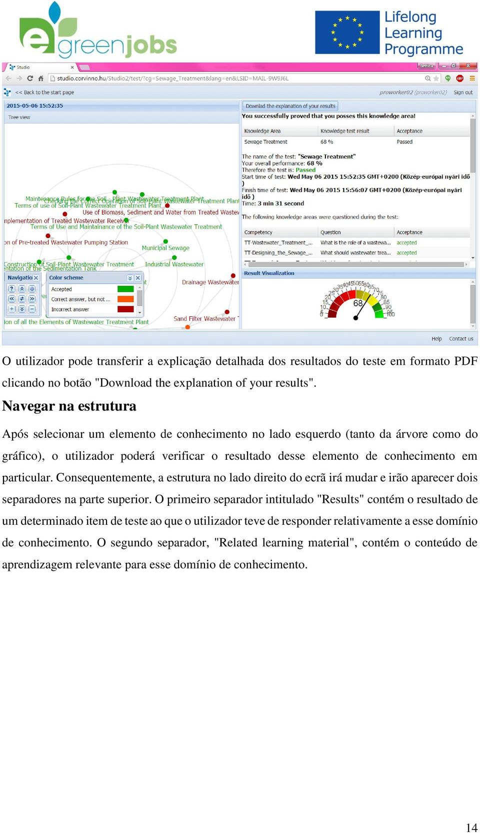 particular. Consequentemente, a estrutura no lado direito do ecrã irá mudar e irão aparecer dois separadores na parte superior.