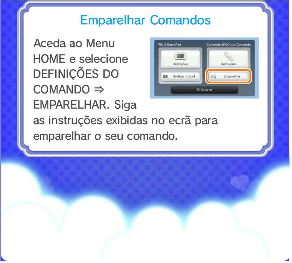 COMANDO EMPARELHAR.