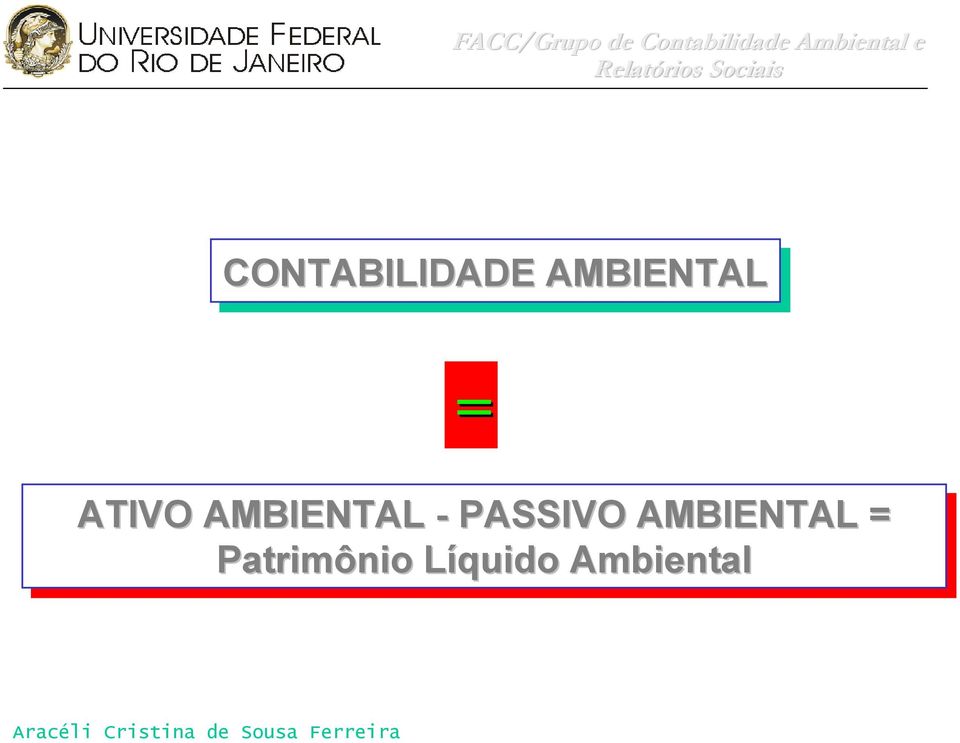 AMBIENTAL --PASSIVO