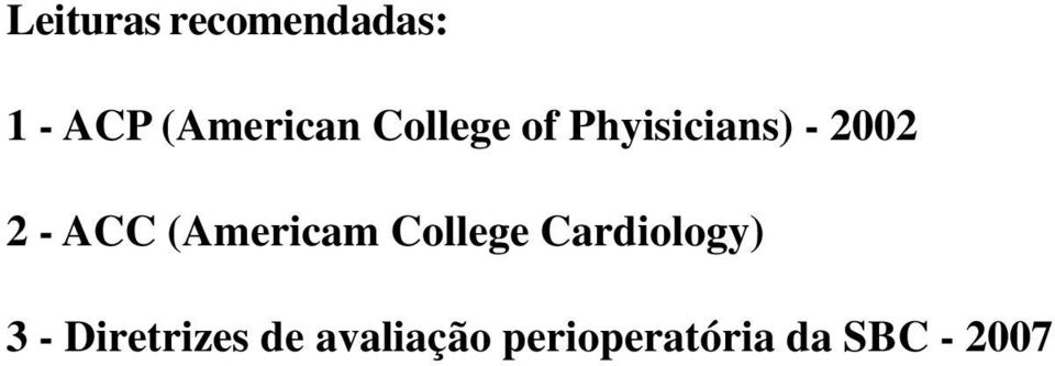 (Americam College Cardiology) 3 -