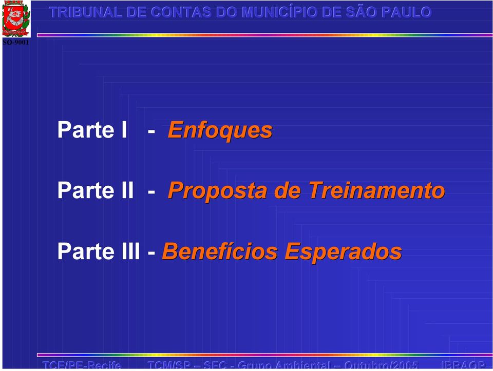 de Treinamento Parte