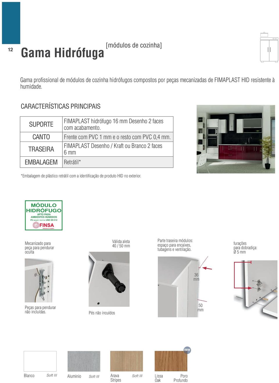 FIMPLST Desenho / Kraft ou Branco 2 faces 6 mm Retrátil* *Embalagem de plástico retrátil com a identificação de produto HID no exterior.