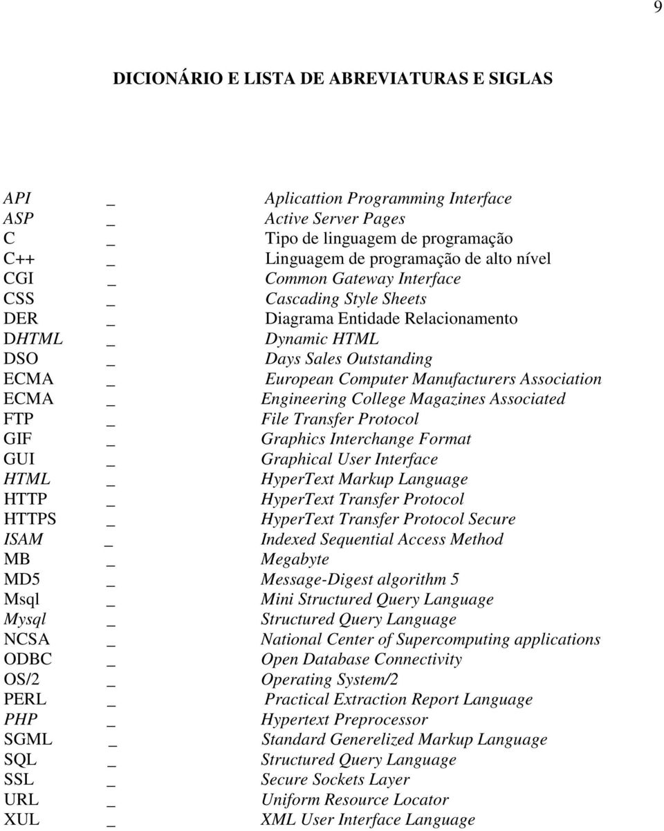 _ Engineering College Magazines Associated FTP _ File Transfer Protocol GIF _ Graphics Interchange Format GUI _ Graphical User Interface HTML _ HyperText Markup Language HTTP _ HyperText Transfer