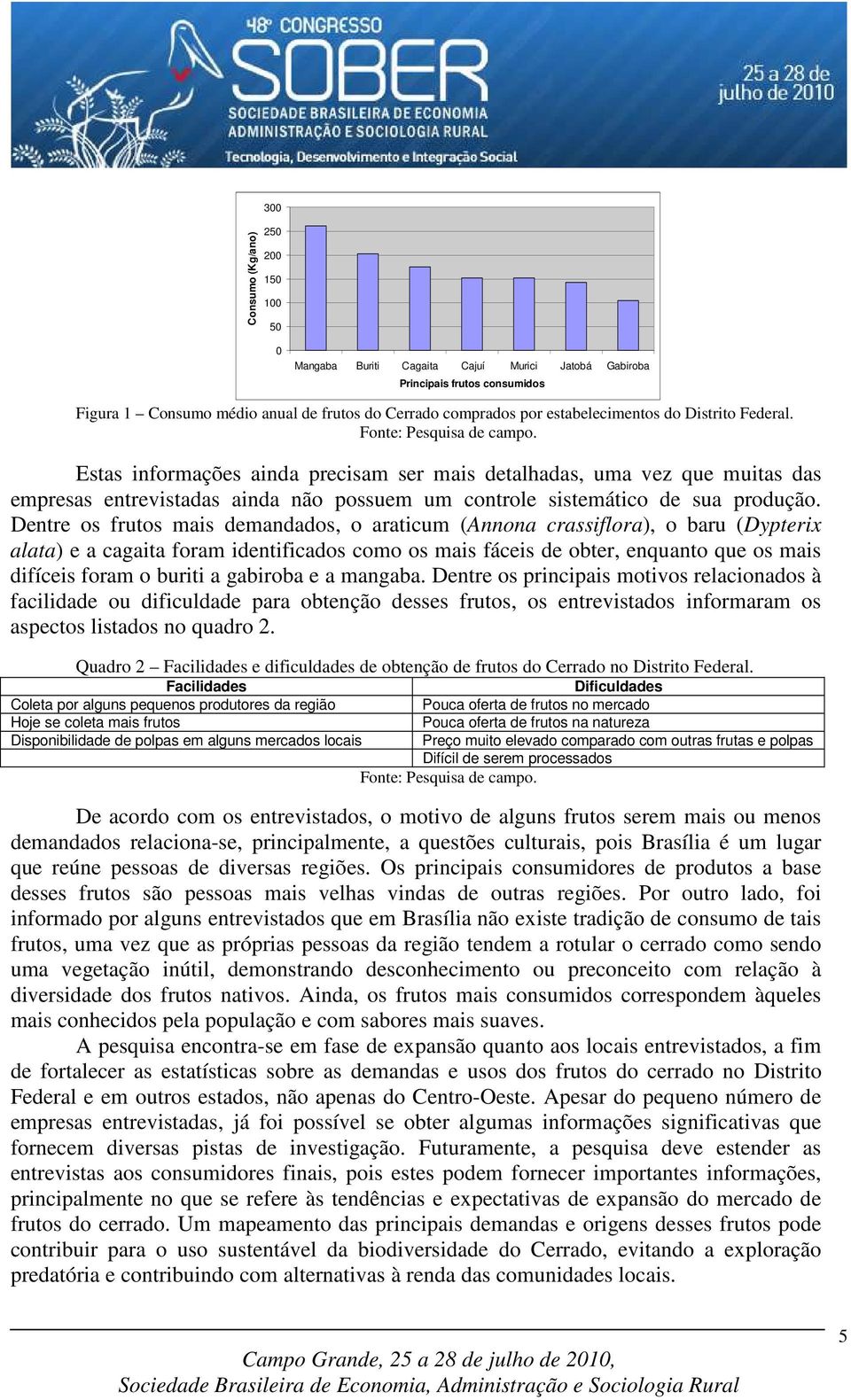 Estas informações ainda precisam ser mais detalhadas, uma vez que muitas das empresas entrevistadas ainda não possuem um controle sistemático de sua produção.