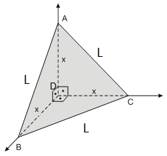 10. Sejam e os pontos médios das arestas e, respectivamente. a) Planificando a pirâmide, a figura do problema é a seguinte: ( ) Como o triângulo é isósceles,. Fazendo Pitágoras no triângulo : 11.