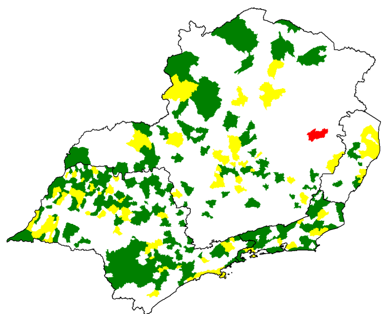 Região Sudeste 426 municípios participaram do LIRAa aumento de 3,1% em relação a novembro de 2013 335