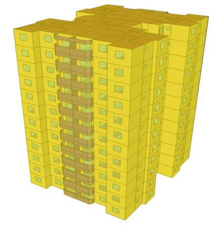 Ponderação da classificação de todas as da edificação