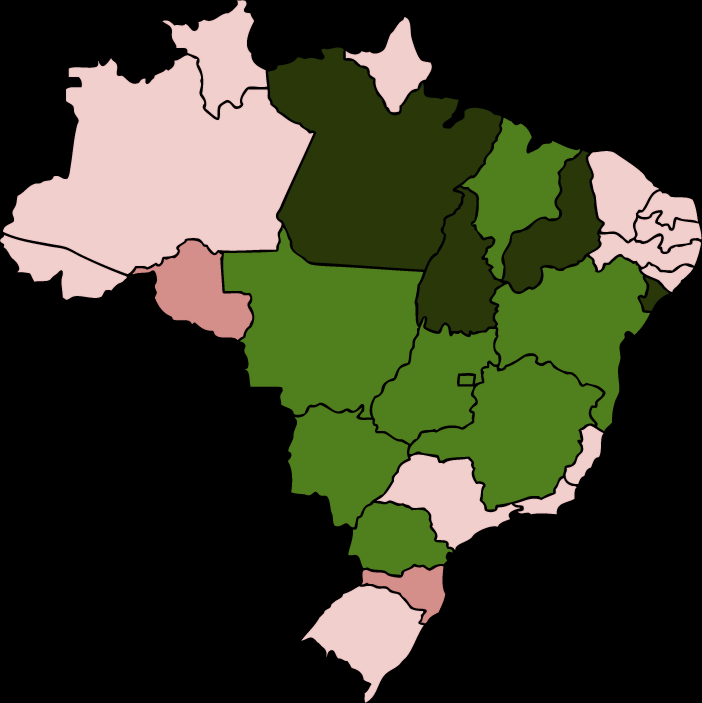 Share das UFs no abate de frango e suíno Saldo de disponibilidade de milho (em milhões de toneladas) 32% 20% +5,8 4% 5% +5,3 3% 4% +5,5 8% 5%