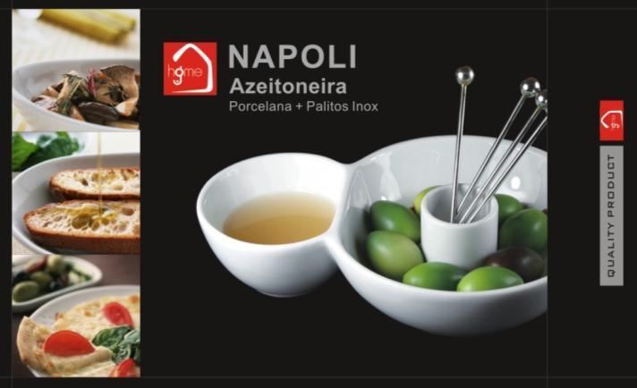 Cj. p/ aperitivos Napoli + Veneto reposição stock 21008 GHOME (GH)NAPOLI-Cj.