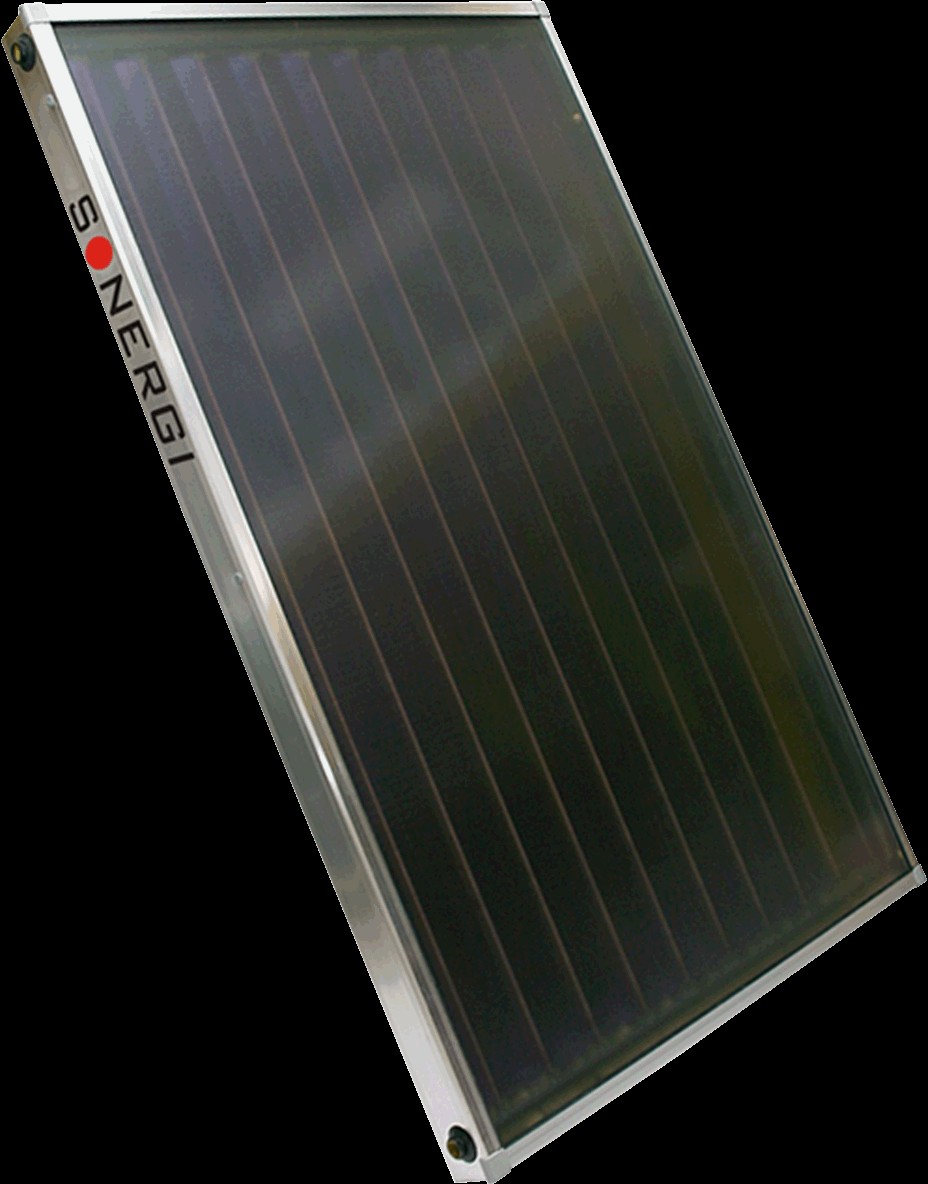 Confere uma melhor penetração da radiação solar no painel Absorsor: Superfície absorsora seletiva (Tinox) a=95% / e=5% Isolamento : Fundo : Lã de Rocha 50mm Laterais : Lã de vidro 20mm Caixa: