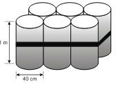 Nível I EXERCÍCIOS PROPOSTOS 1. (UFRGS - 11) Um tipo de descarga de água para vaso sanitário é formado por um cilindro com altura de e diâmetro interno de.