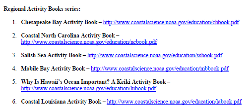 Versão original disponível para download através do link: http://www.coastalscience.noaa.gov/education/aabook.