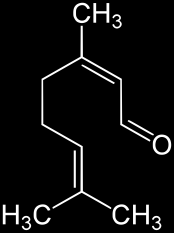 6) O flavorizante citral é usado em alimentos para dar sabor e aroma de limão.