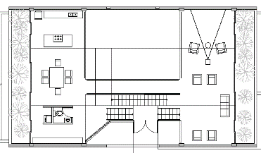 (Figura 4b). Na São Roque, dois volumes retangulares paralelos, que absorvem as áreas mais compartimentadas, são fechados por planos laterais, definindo as áreas dos estares e do pátio (Figura 4c).