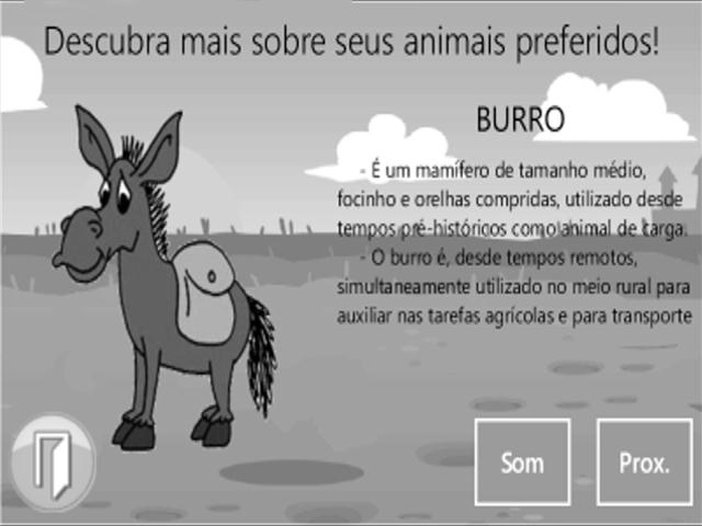 Ou seja, os alunos primeiramente atribuíram um número de elementos a serem inseridos no jogo, no caso, os animais, e após a atribuição eles interligaram cada elemento em uma posição do vetor.