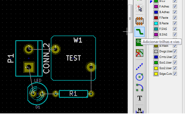 Figura 20 Organizando Componentes. Antes de desenhar as trilhas, devemos configurar as Regras de Design. Procure no menu e clique em Regras de Design Regras de Design.