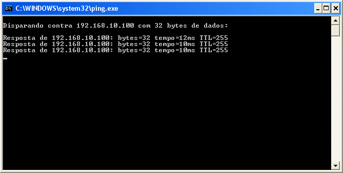 7. IP Default A placa sai configurada de fábrica com o endereço default 192.168.010.100.