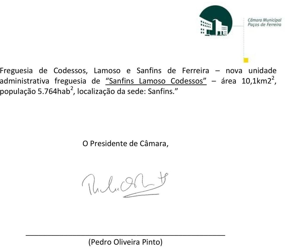 Codessos área 10,1km2 2, população 5.