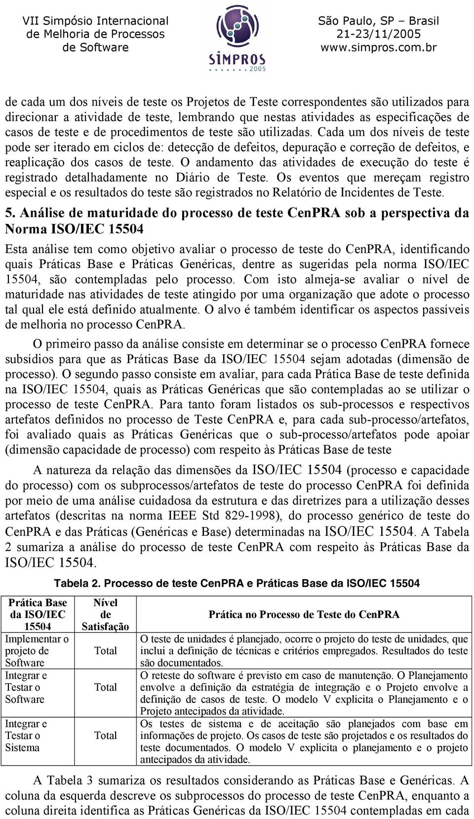 O andamento das atividades de execução do teste é registrado detalhadamente no Diário de Teste.