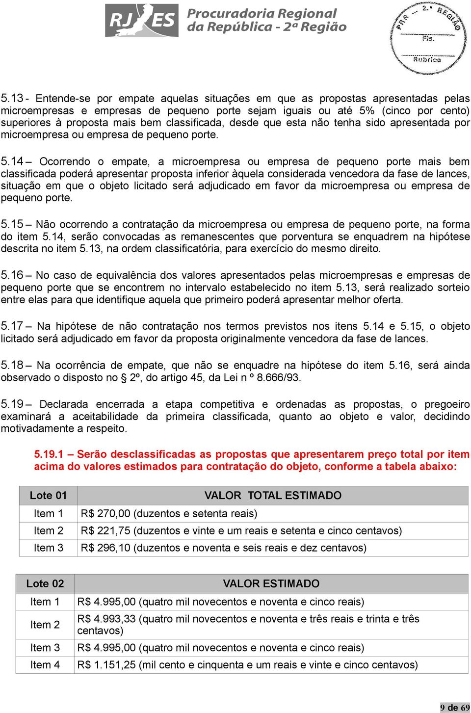 4 Ocorrendo o empate, a microempresa ou empresa de pequeno porte mais bem classificada poderá apresentar proposta inferior àquela considerada vencedora da fase de lances, situação em que o objeto