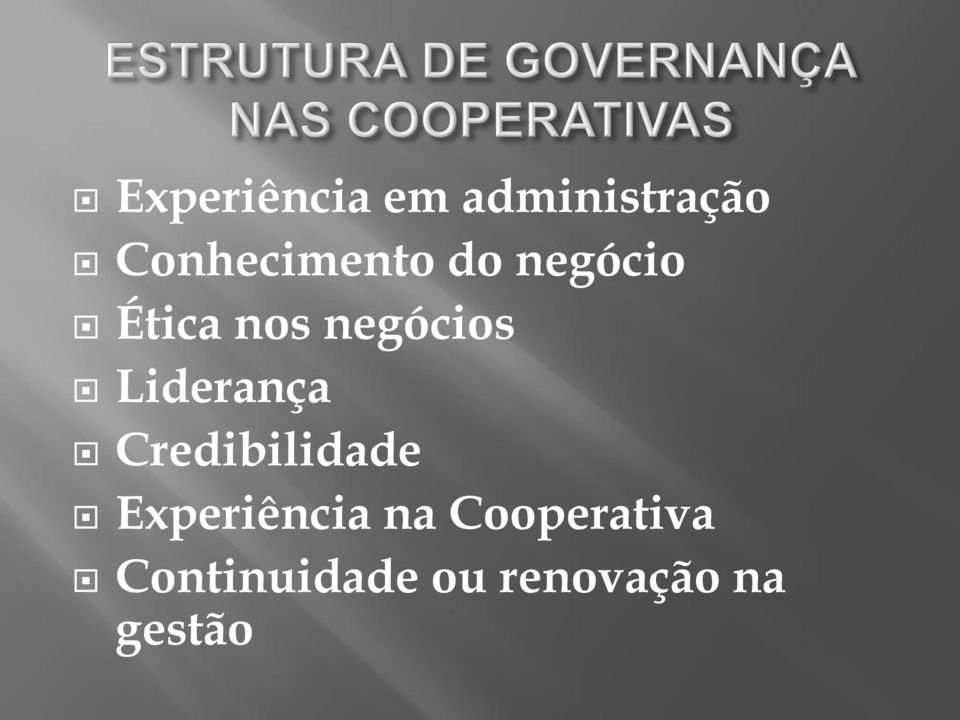 negócios Liderança Credibilidade