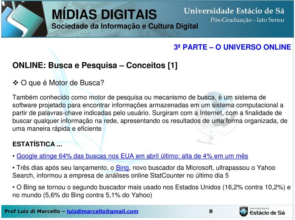 indicadas pelo usuário.