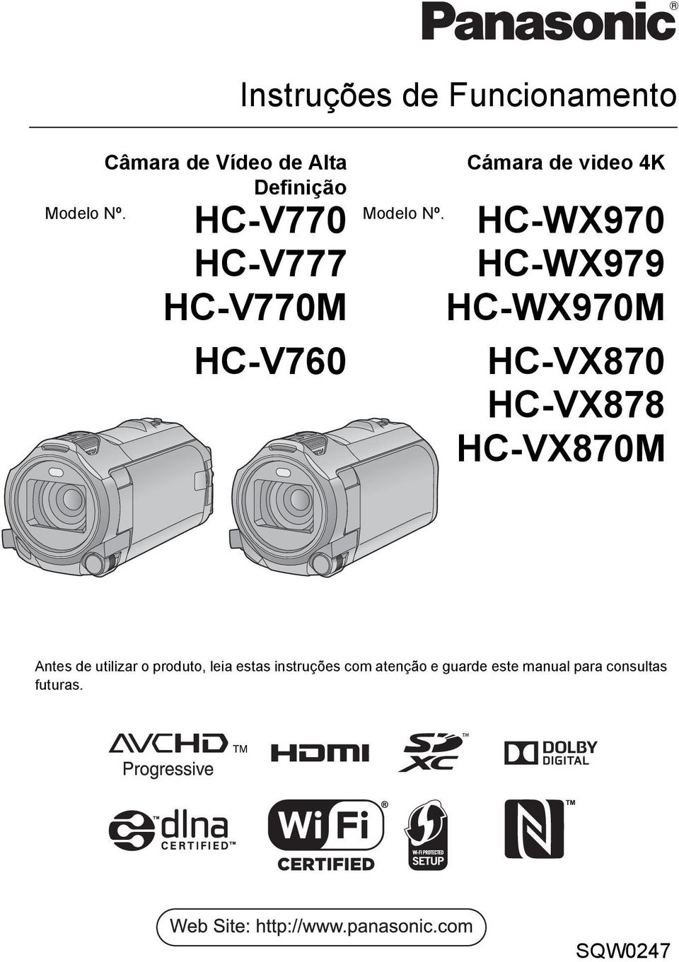 HC-WX970 HC-V777 HC-WX979 HC-V770M HC-WX970M HC-V760 HC-VX870 HC-VX878