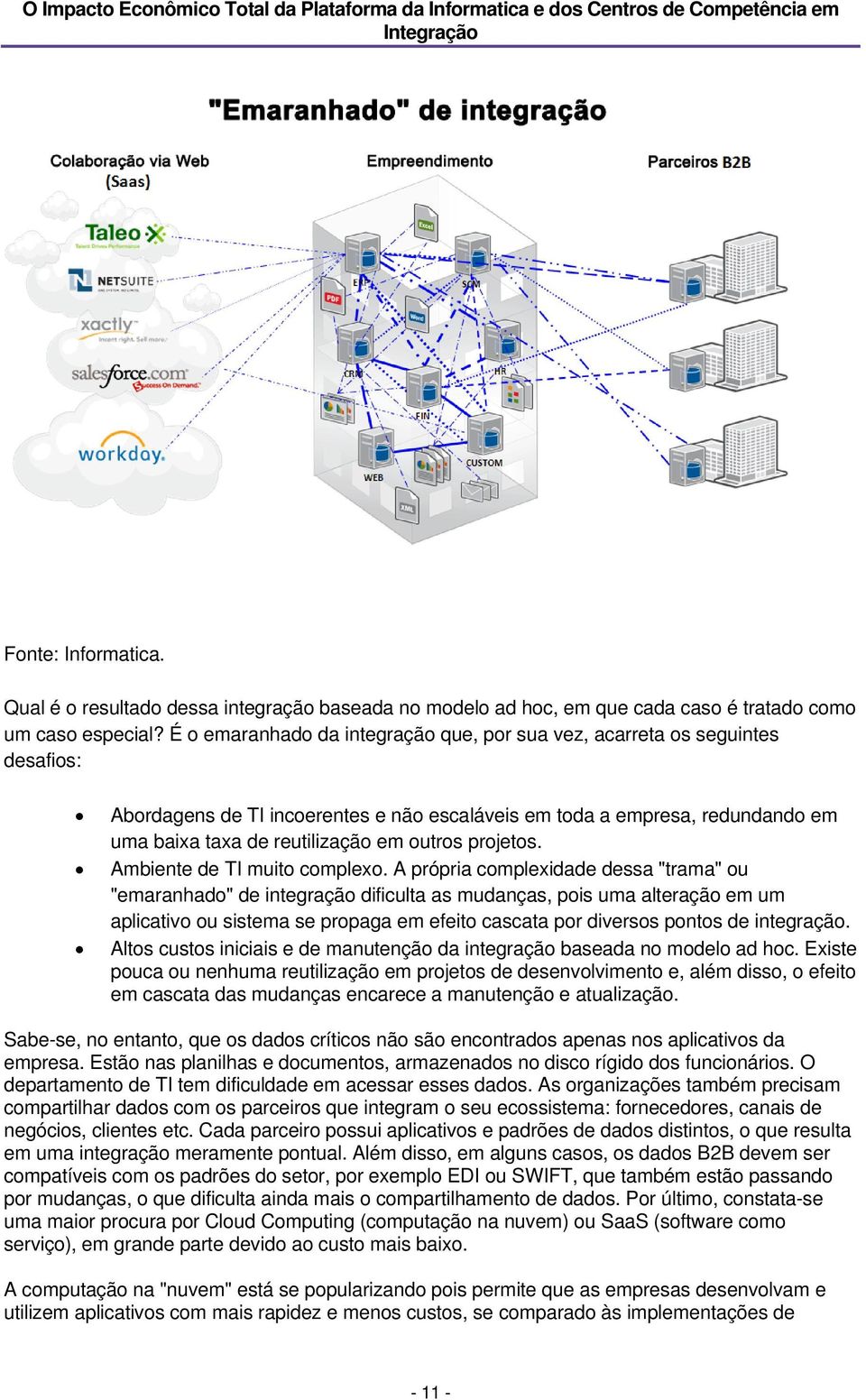 projetos. Ambiente de TI muito complexo.