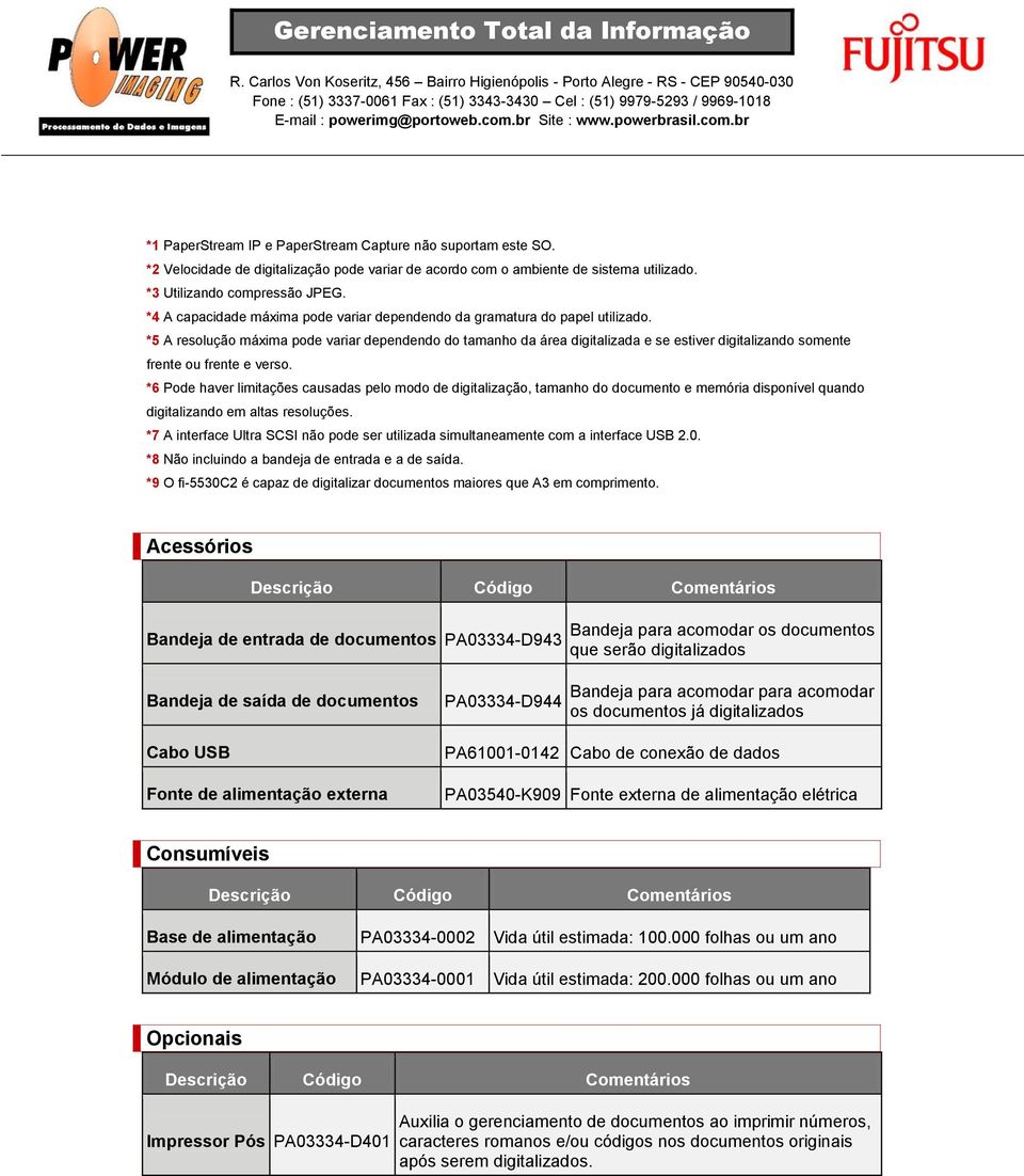 *5 A resolução máxima pode variar dependendo do tamanho da área digitalizada e se estiver digitalizando somente frente ou frente e verso.