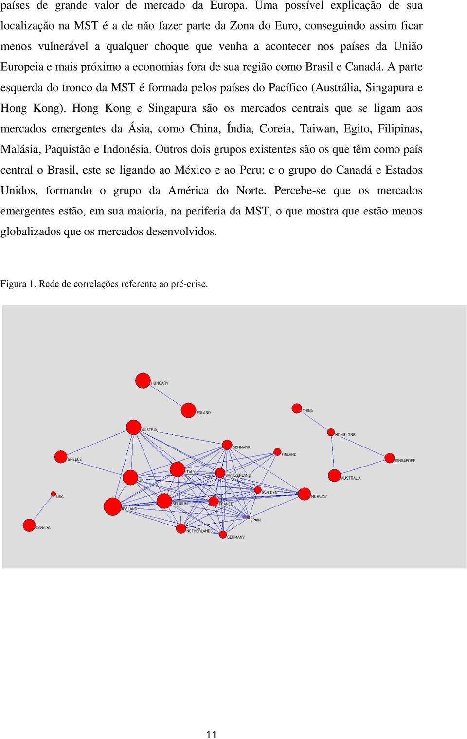 e mais próximo a economias fora de sua região como Brasil e Canadá. A parte esquerda do tronco da MST é formada pelos países do Pacífico (Austrália, Singapura e Hong Kong).