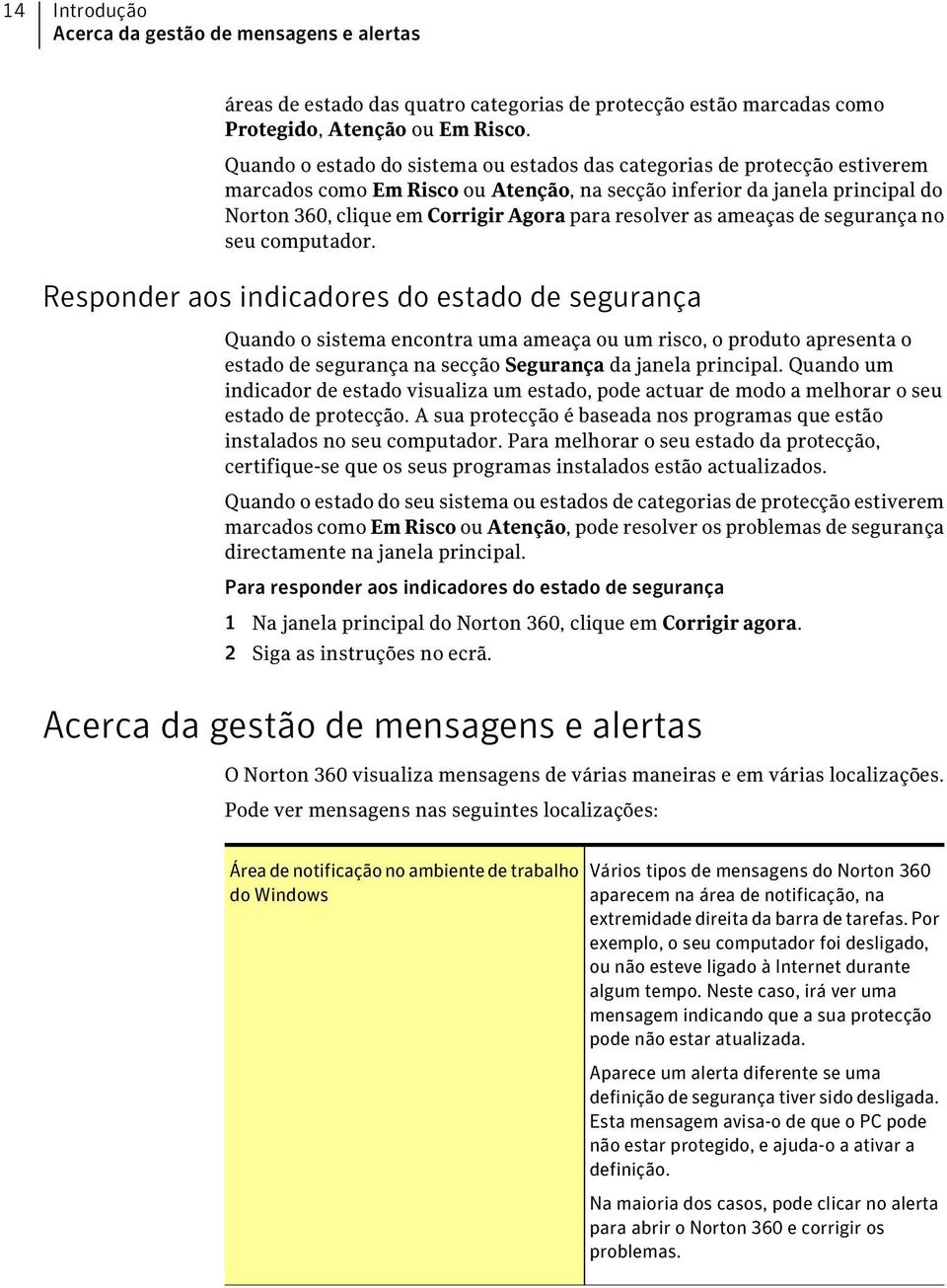 resolver as ameaças de segurança no seu computador.