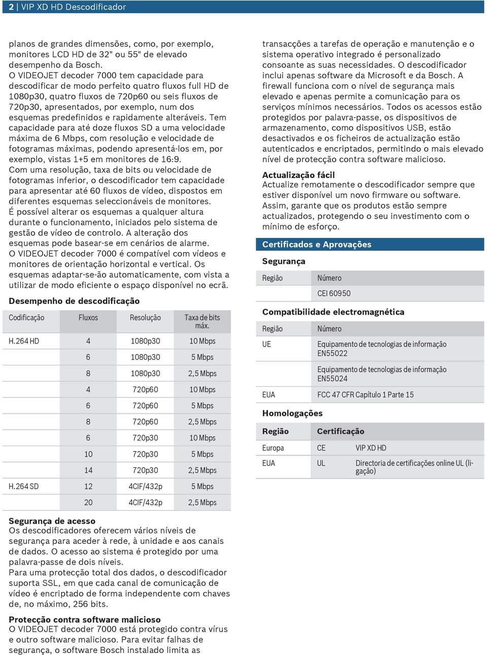 predefinidos e rapidamente alteráveis.