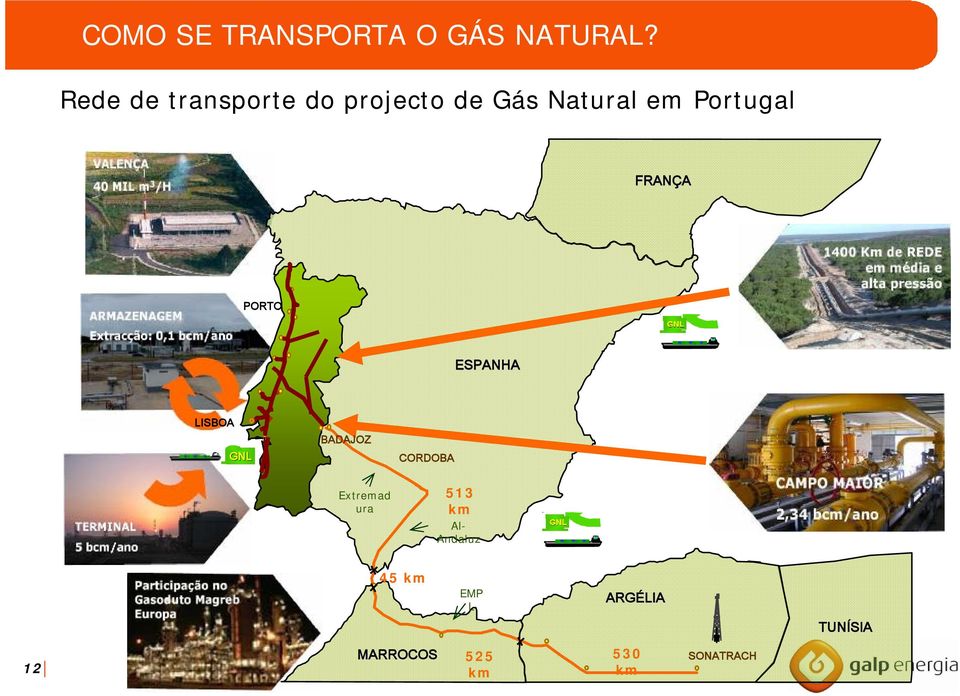 PORTO ESPANHA LISBOA GNL BADAJOZ CORDOBA Extremad ura 513 km Al-