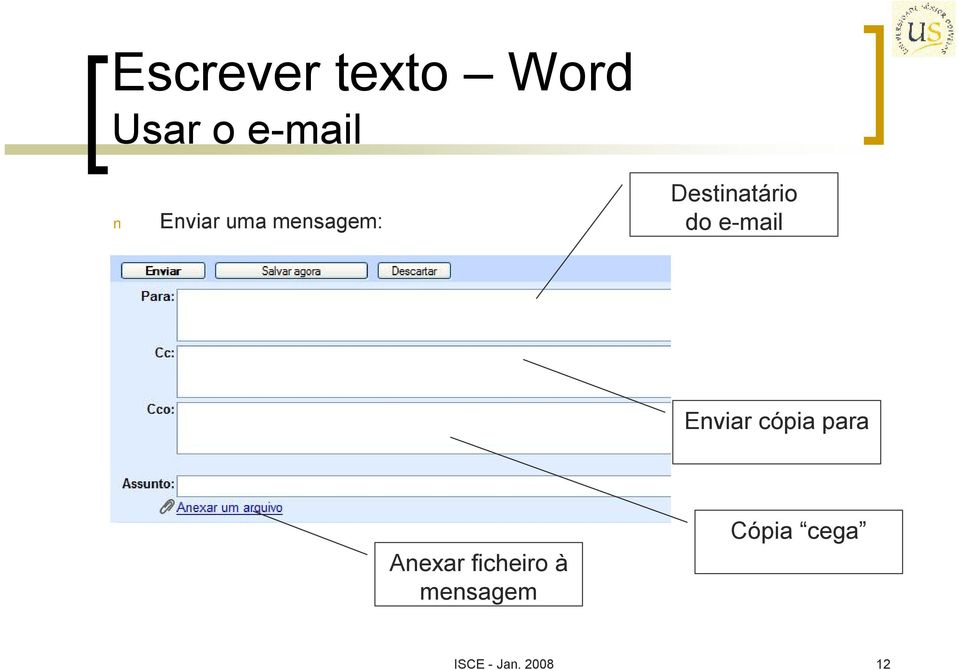 Enviar cópia para Anexar ficheiro