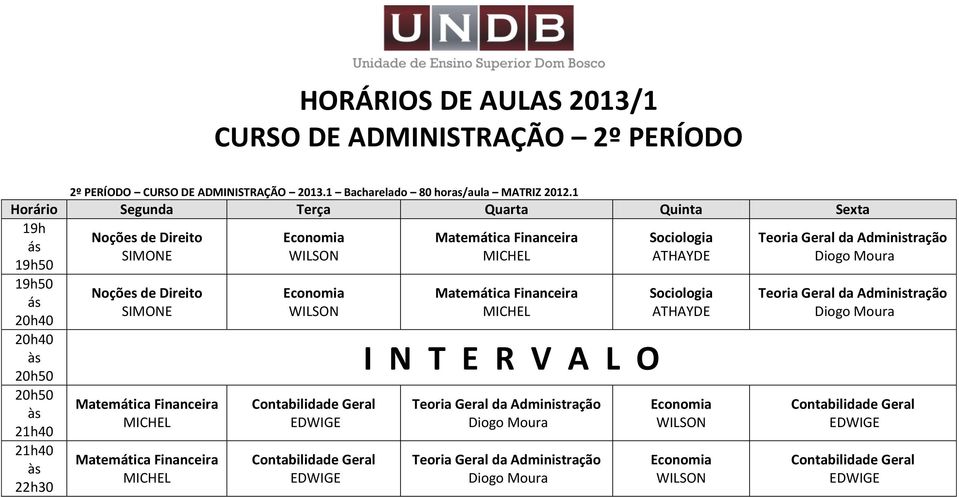 Contabilidade Geral Matemática Financeira MICHEL Matemática Financeira MICHEL Teoria Geral da Administração Diogo Moura Teoria Geral da Administração